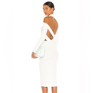 New with Tags | Stunning white open back LNA dress